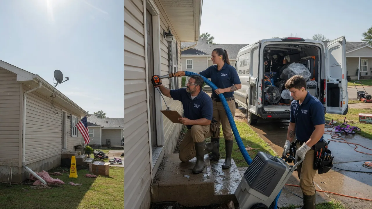 Ceiling Water Damage Restoration in Dunkerton, IA near me